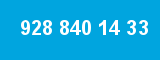 928 840 14 33 928 840 14 33